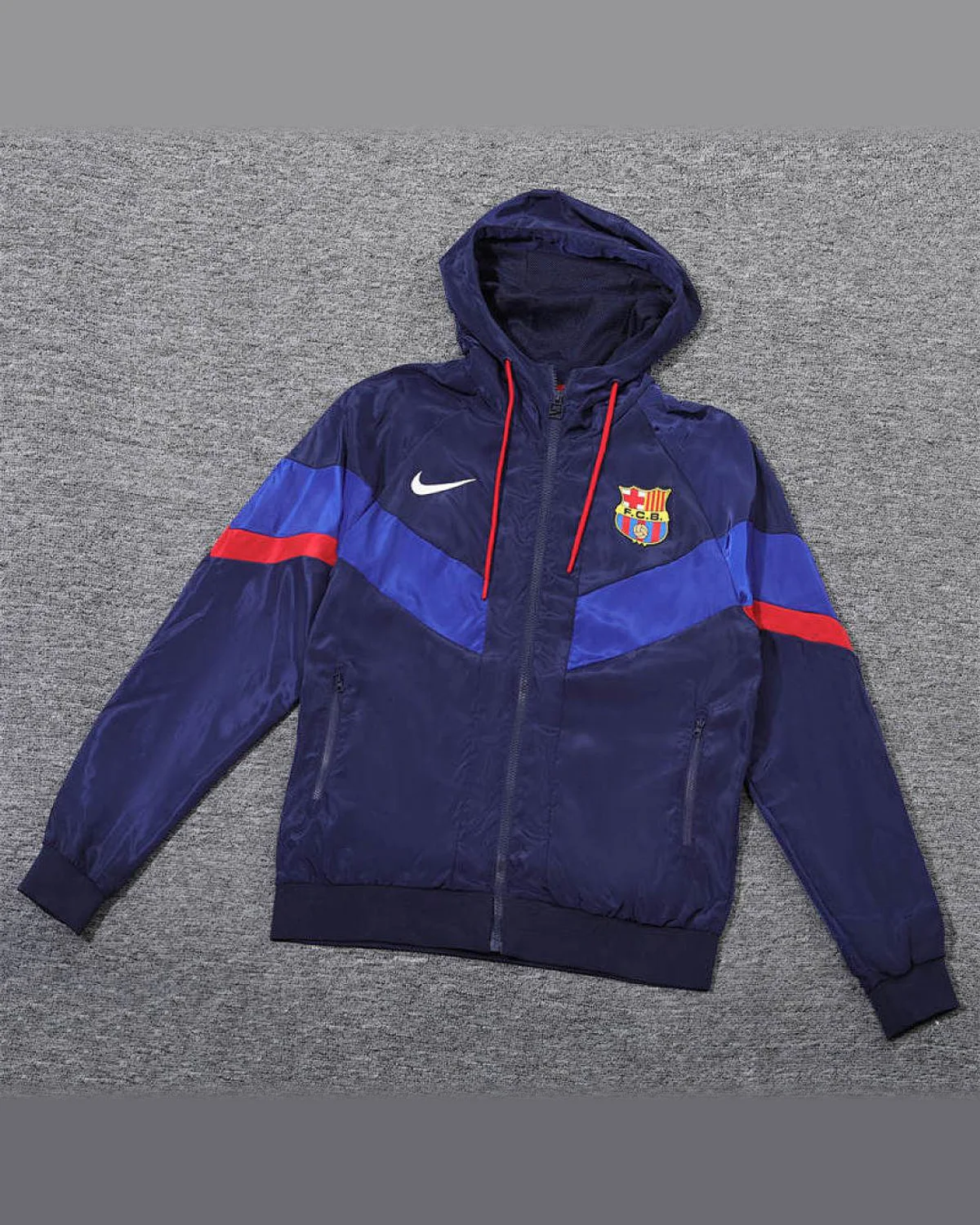 FC Barcelona Barcelona trench coat football jersey
