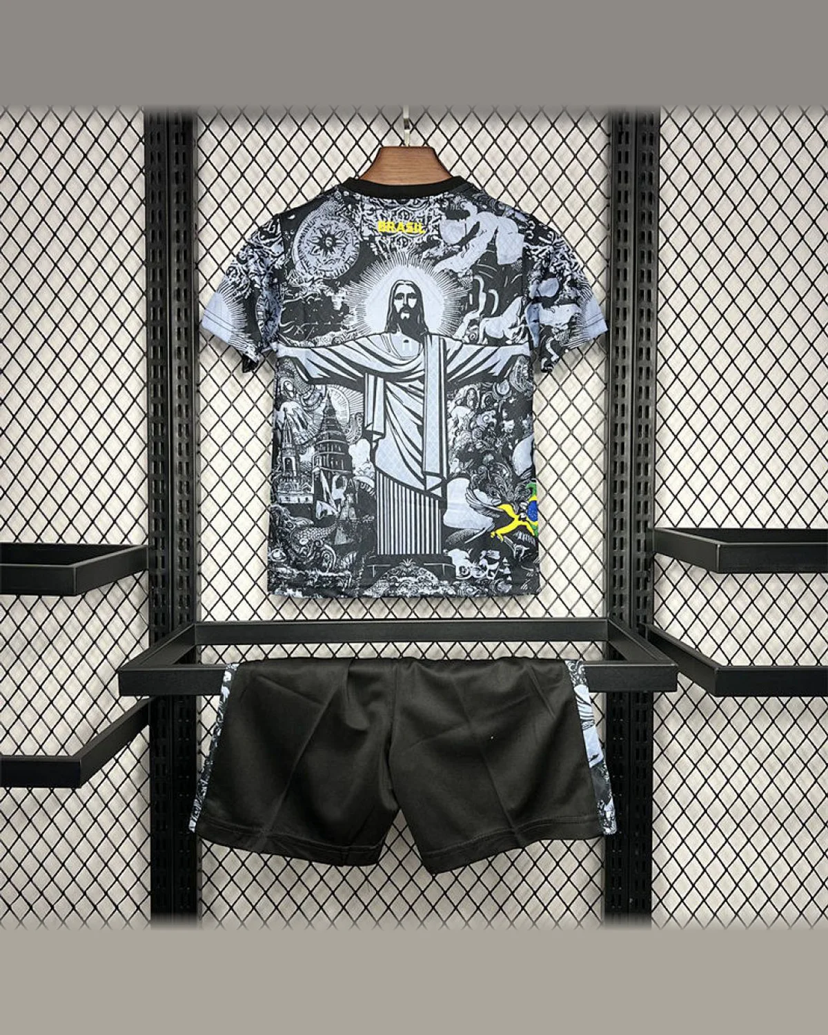Brazil Brazil 2024/25 Special Edition Gray Kids Kit football jersey