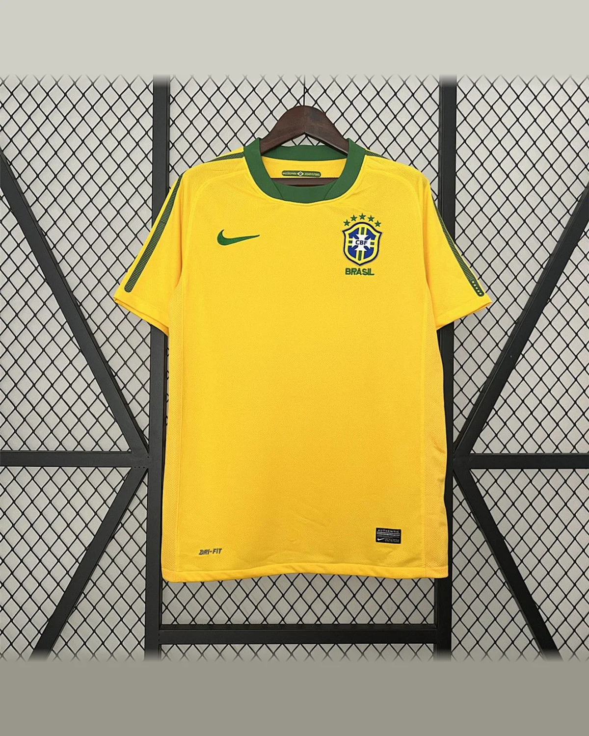 Brazil Retro 2010 Brazil Home football jersey