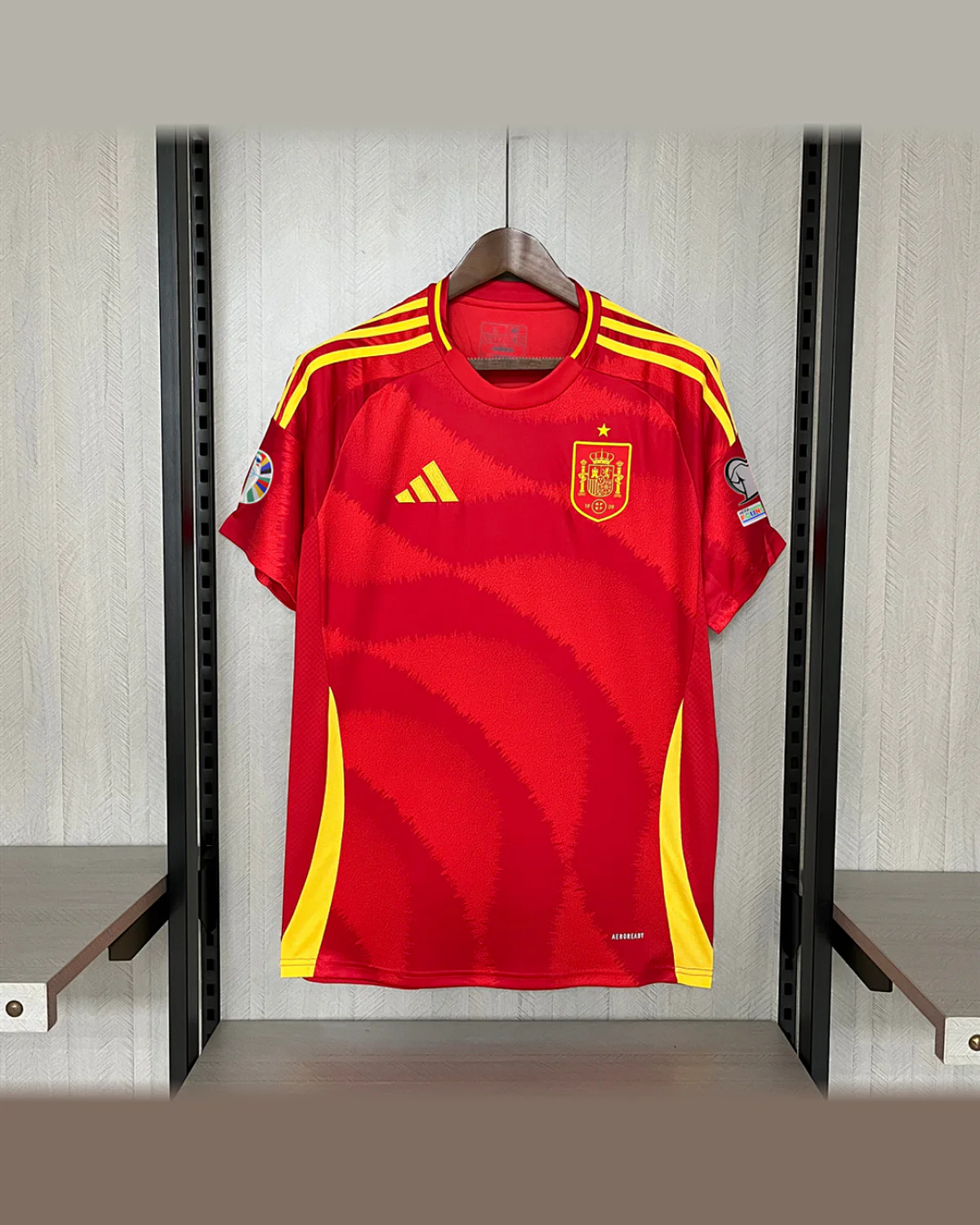 Spain 2024/25 Spain UEFA Euro 2024 Champions Home Jersey football jersey