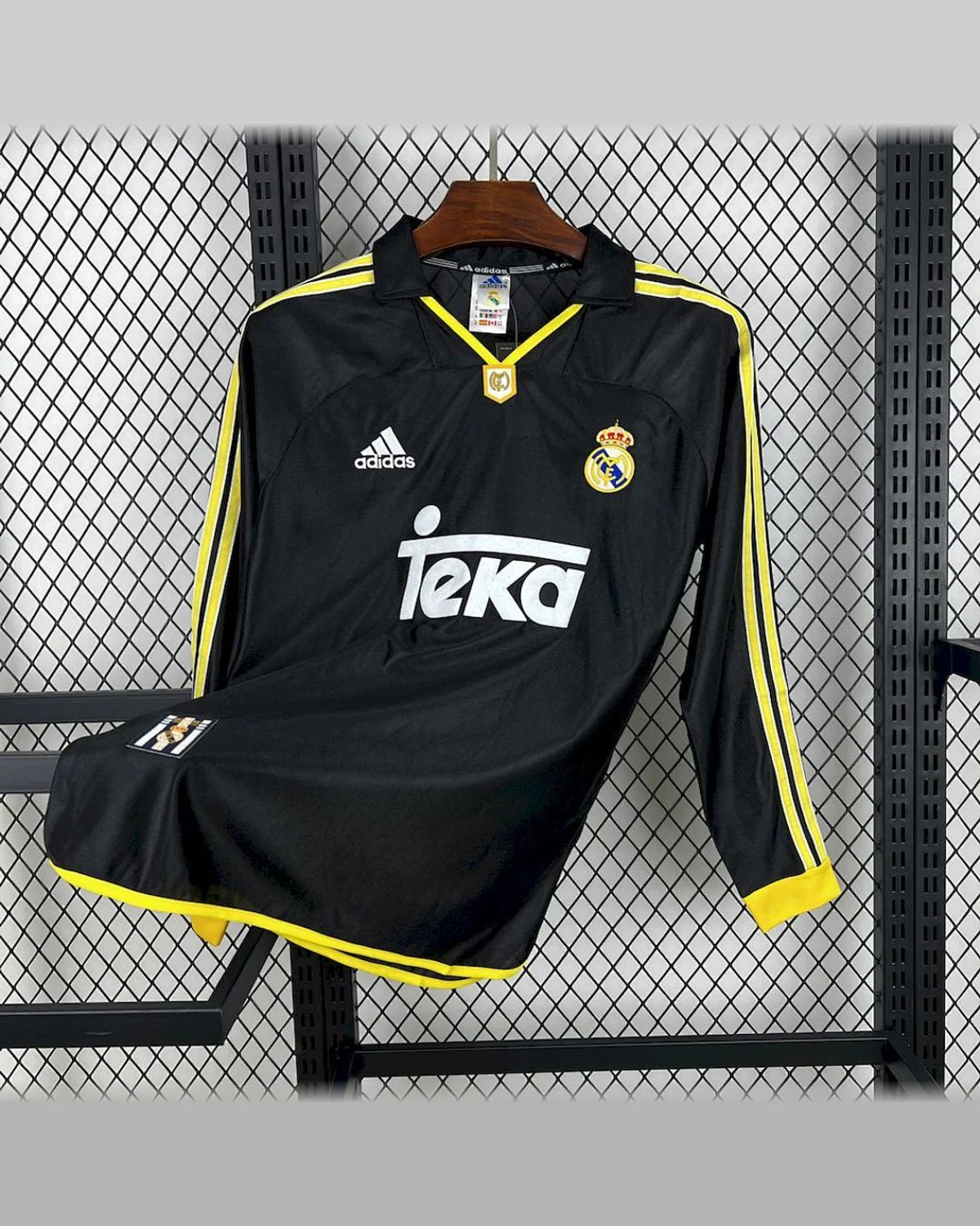 Real Madrid Retro 98/99 Real Madrid Away Long Sleeves Jersey football jersey