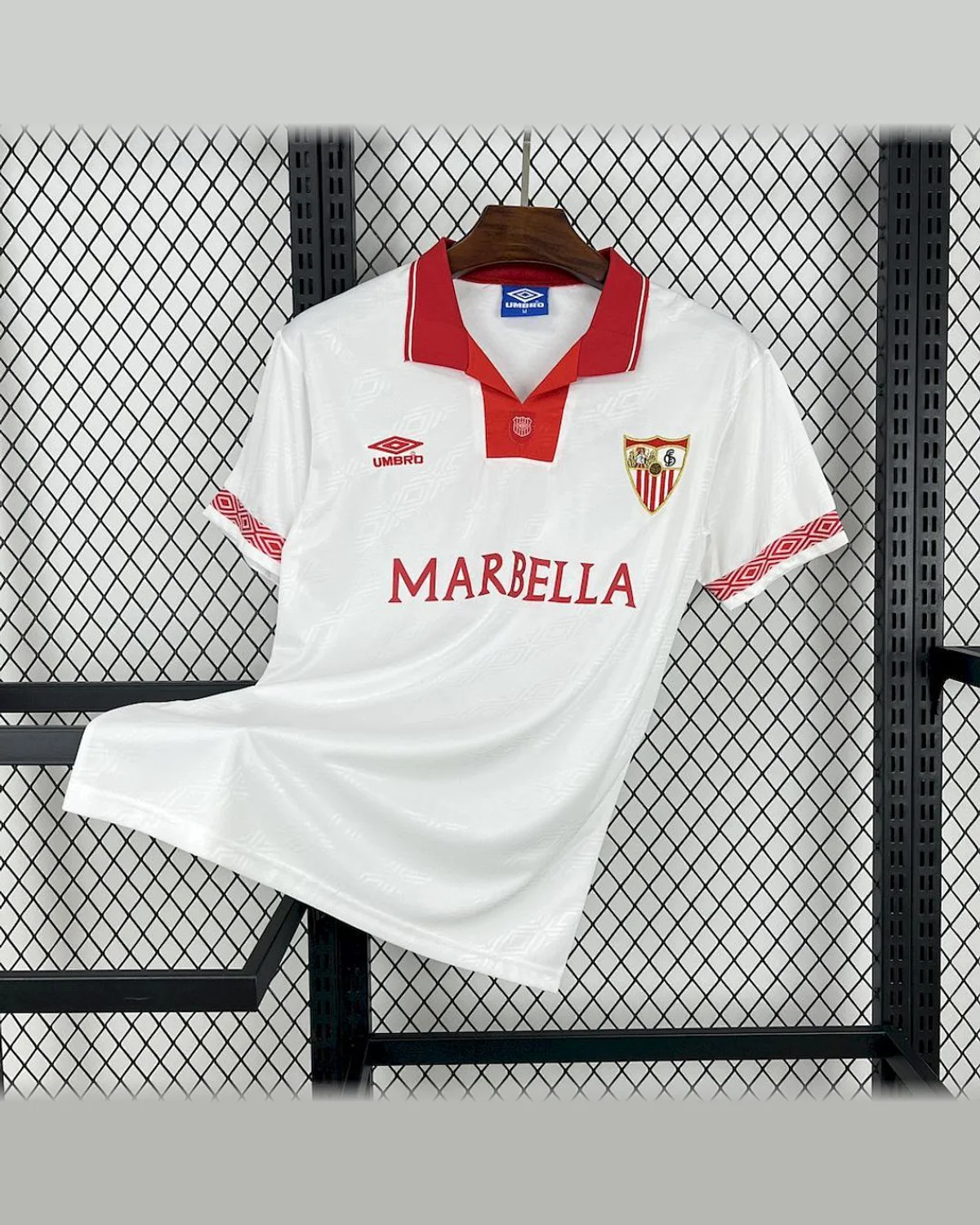 Sevilla Retro 94/96 Sevilla FC Home Jersey football jersey