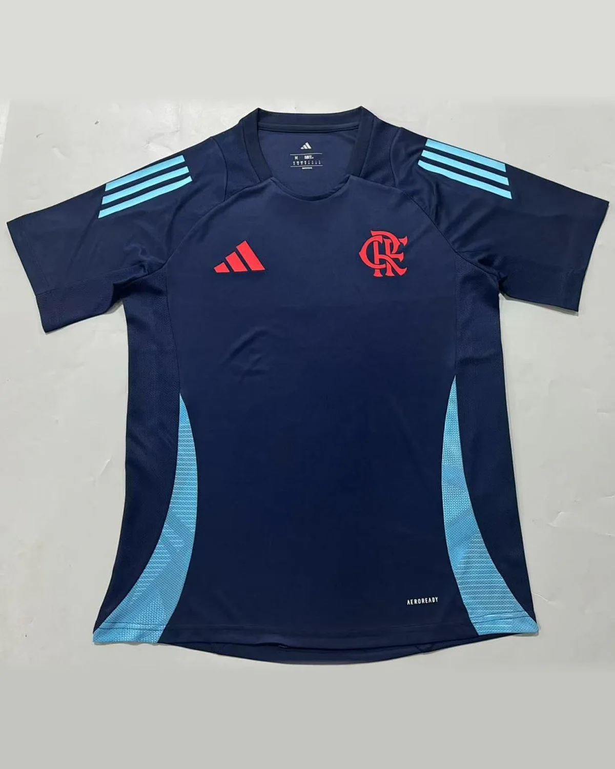 Flamengo 2025/26 Flamengo Training Cyan Blue football jersey
