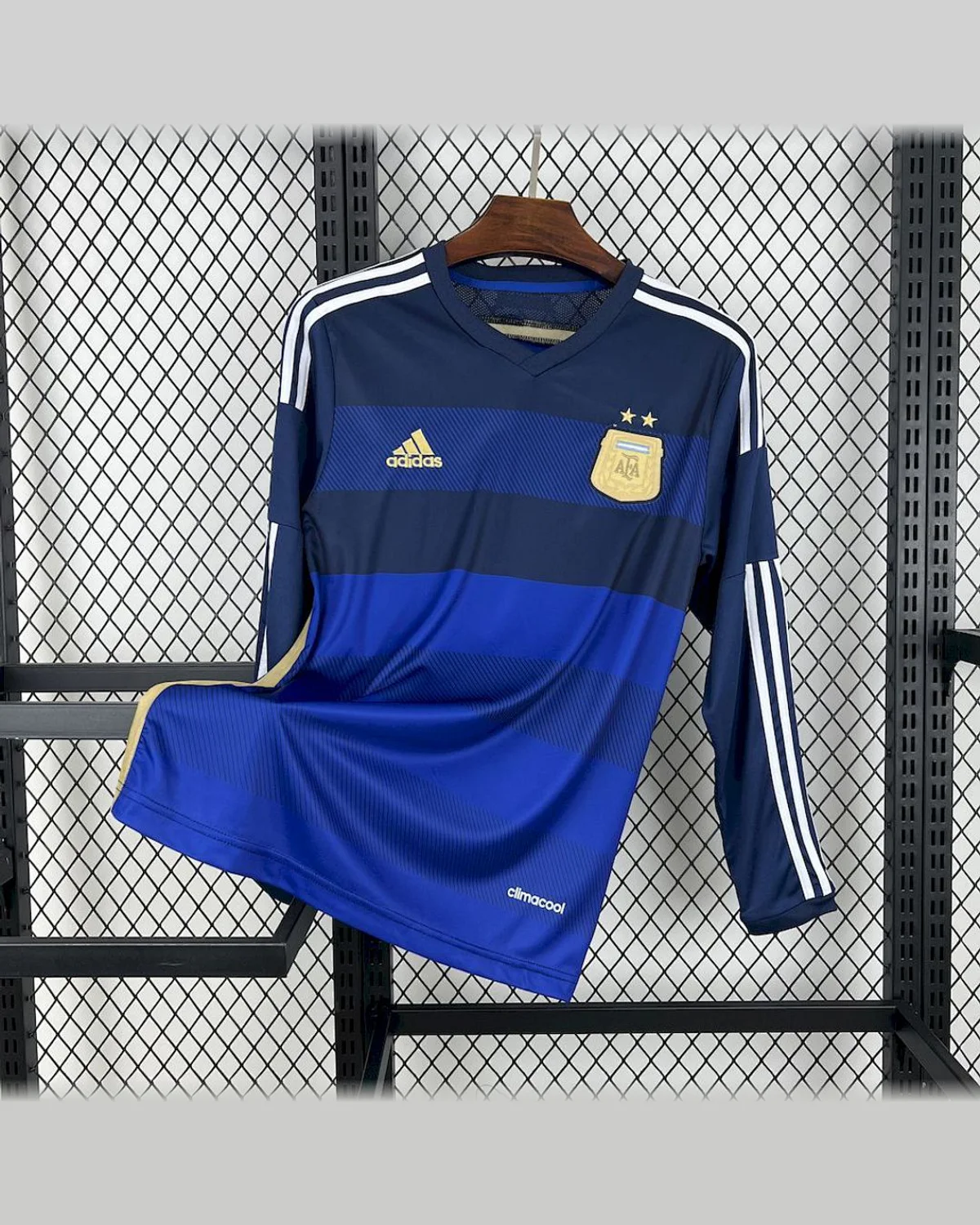 Argentina Retro 2014 Long Sleeve Argentina Away football jersey