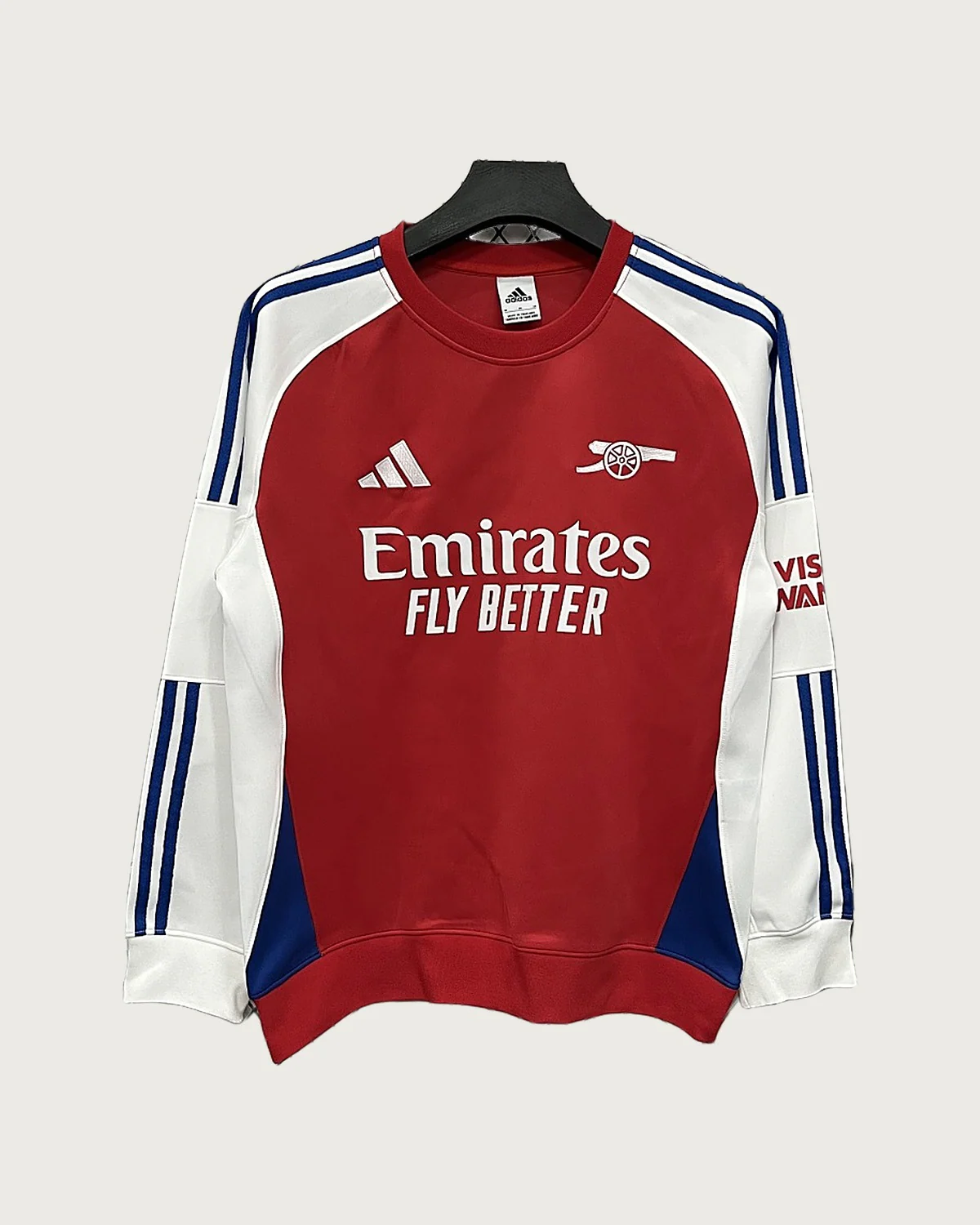 Arsenal Arsenal Red and White Thickened Casual Sweatshirt football jersey