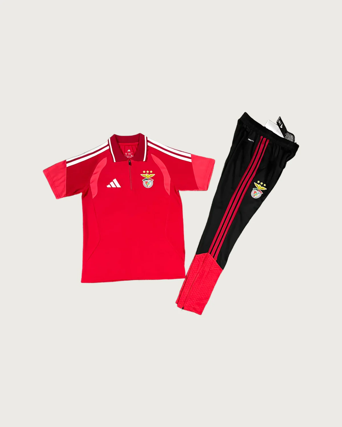 Benfica Benfica Red Polo Set with Training Pants football jersey