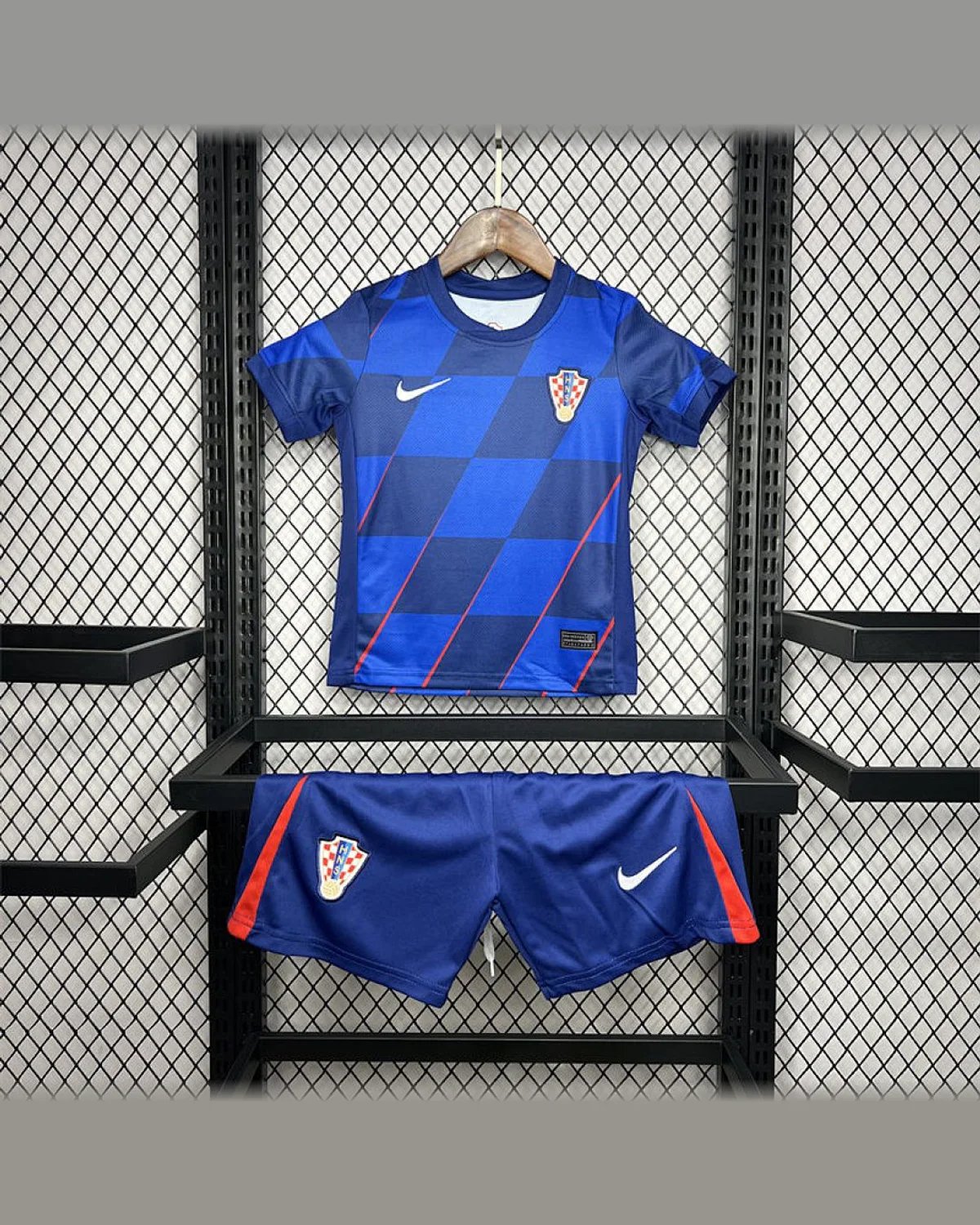 Croatia Croatia 2024/25 Euro Away Kids Kit football jersey