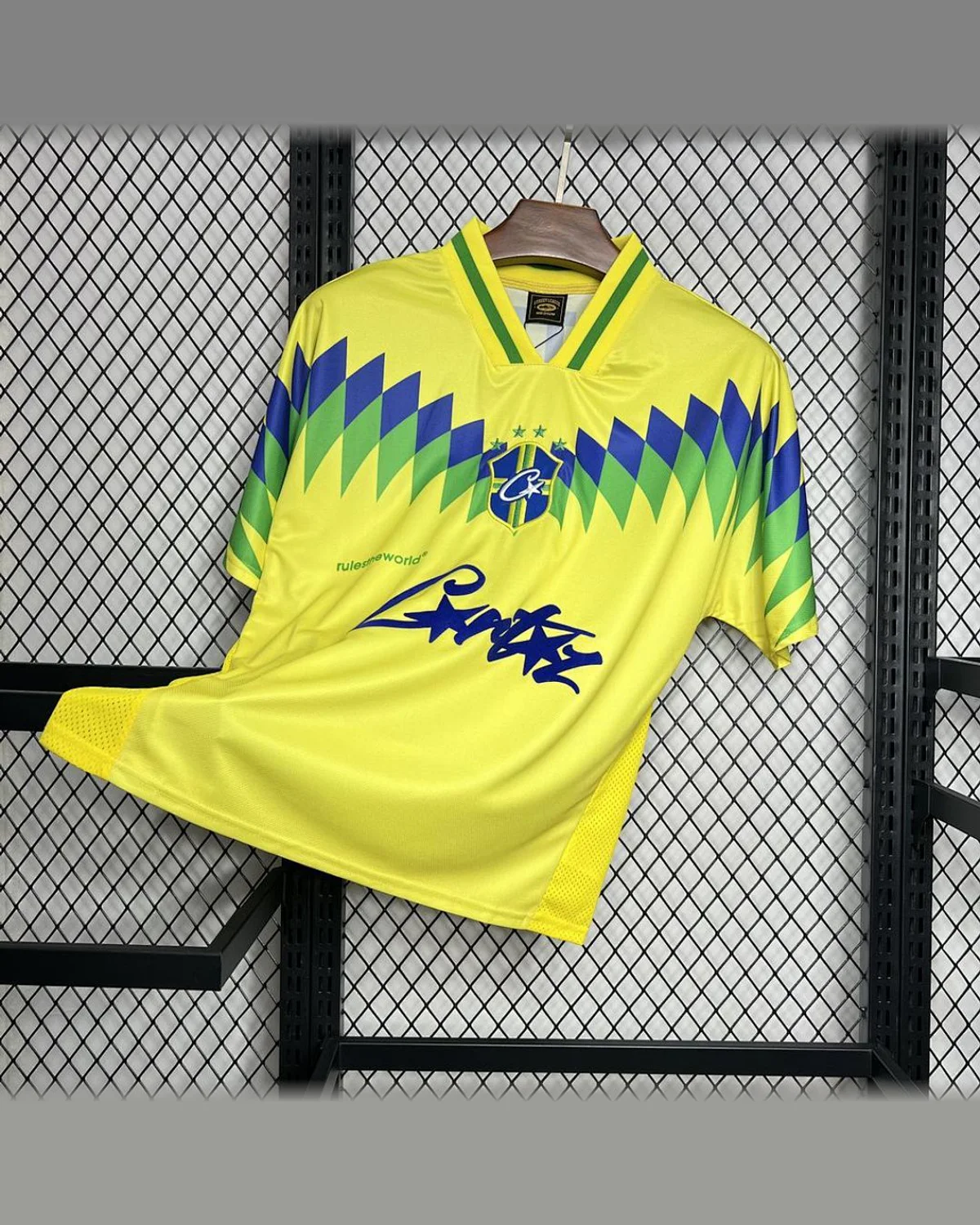 Brazil Brazil 1995 Home Corteiz Retro Jersey football jersey