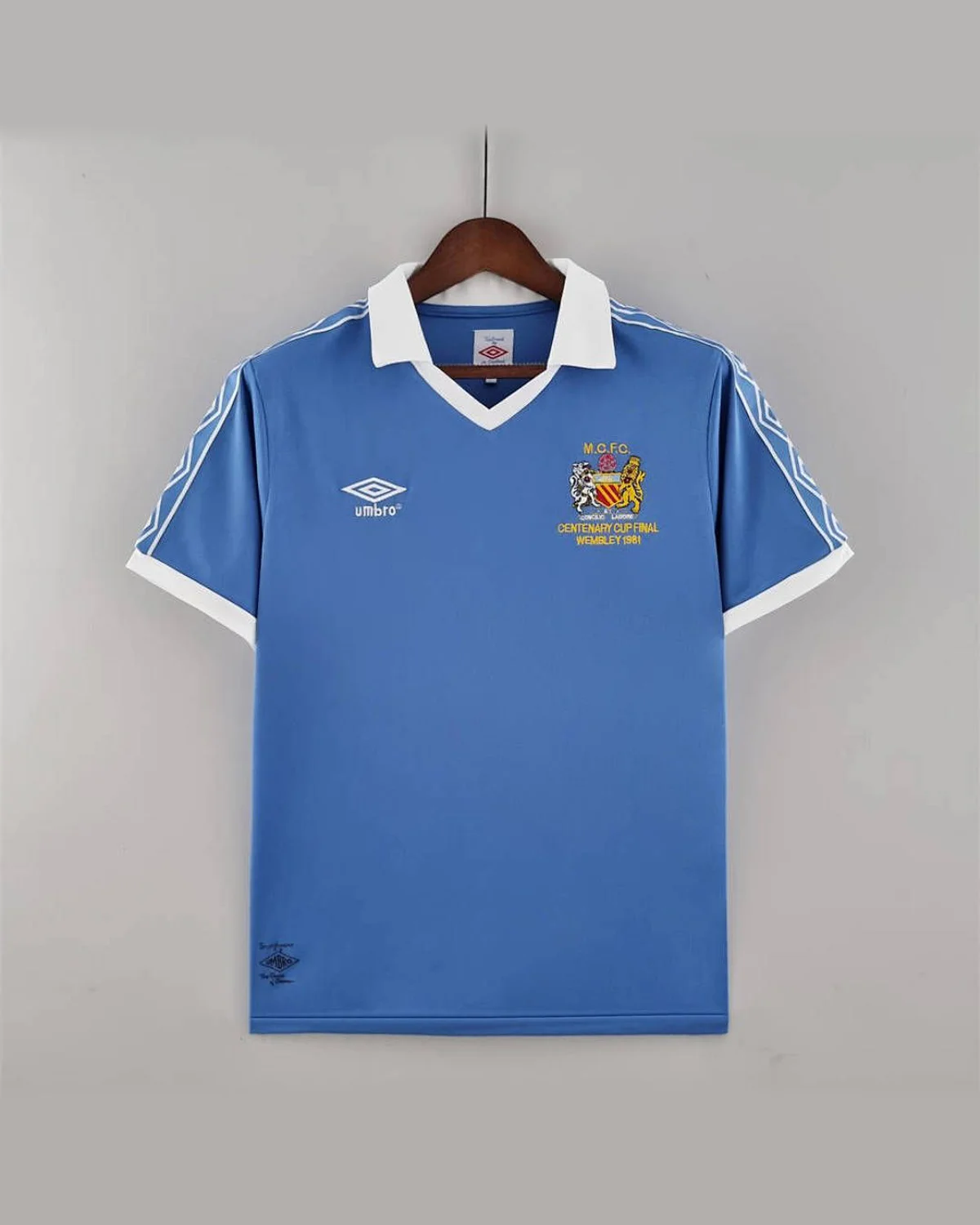 Manchester City Retro 81/82 Manchester City Home football jersey
