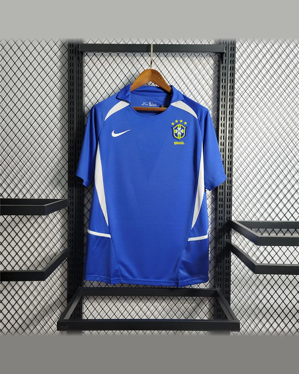 Brazil Retro 2002 Brazil Away football jersey