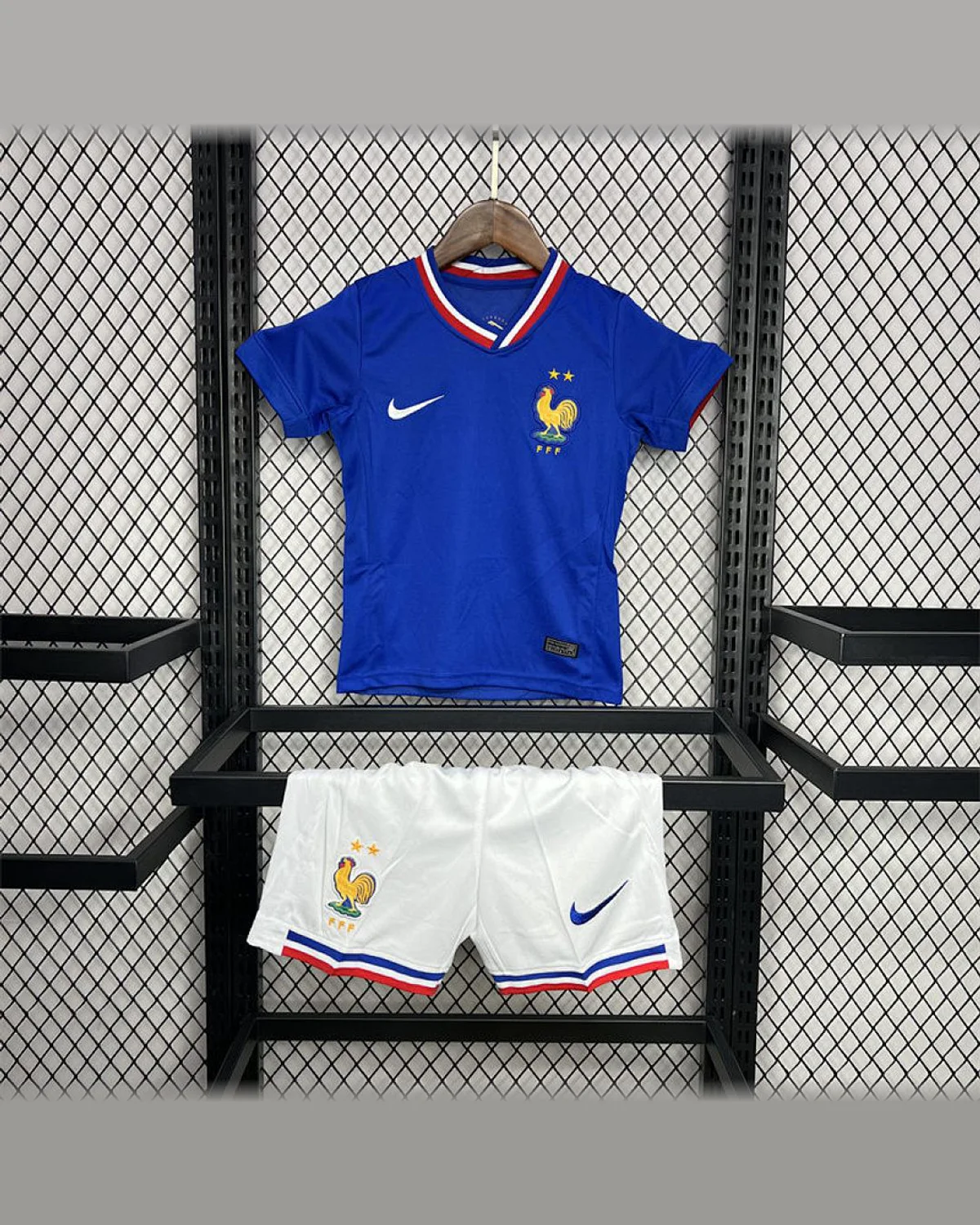 France France 2024/25 Euro Home Kids Kit football jersey