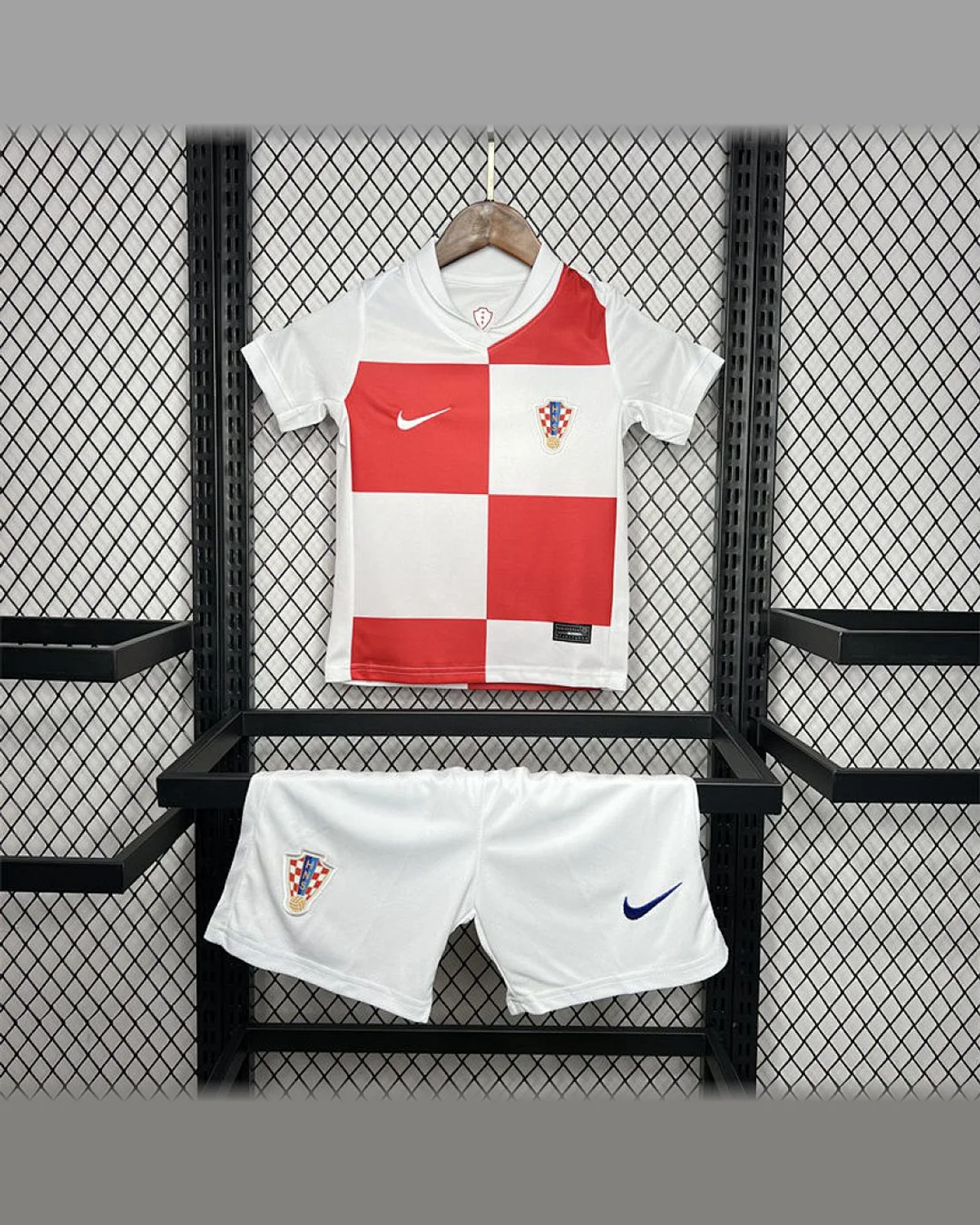 Croatia Croatia 2024/25 Euro Home Kids Kit football jersey