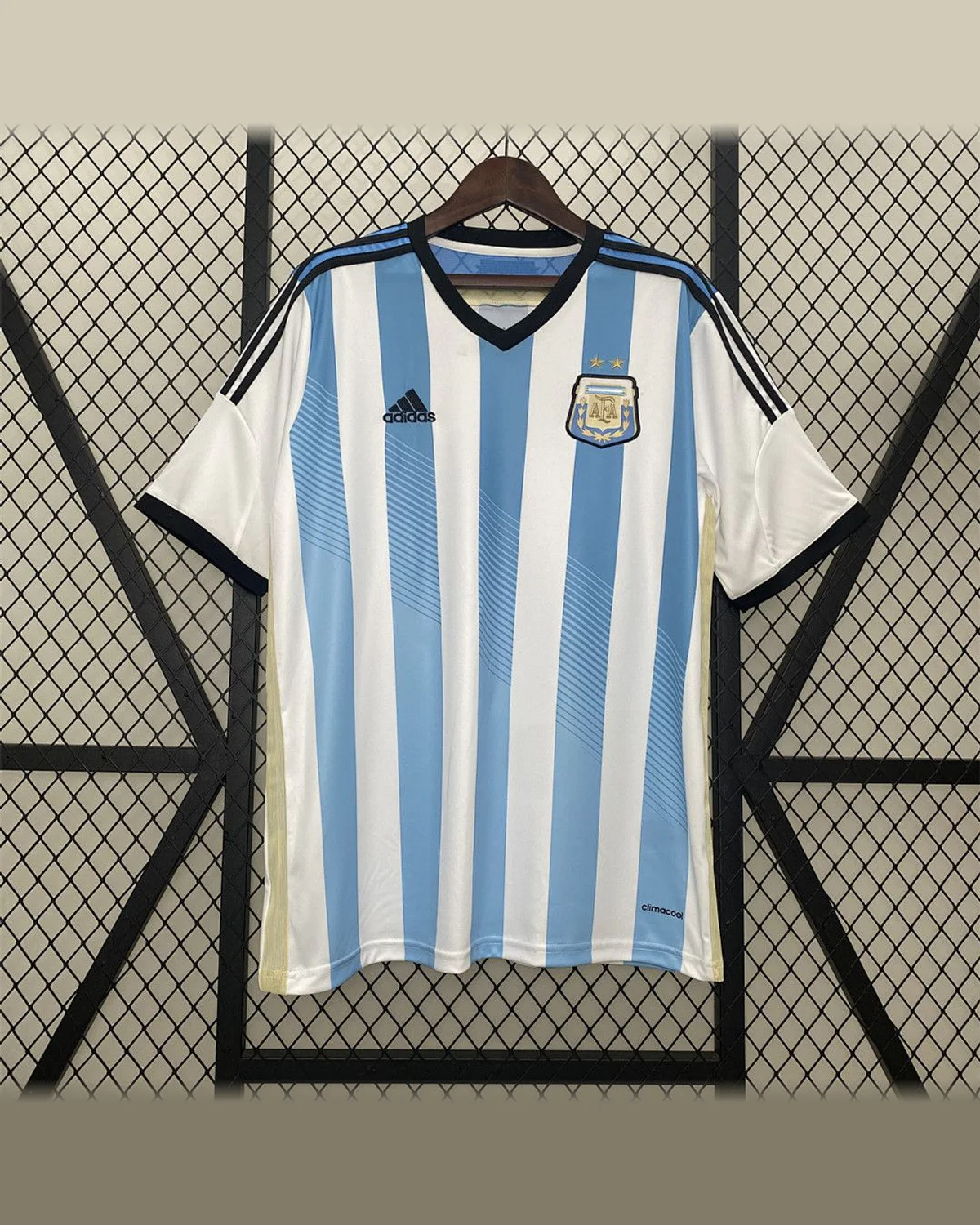 Argentina Retro 2014 Argentina Home football jersey