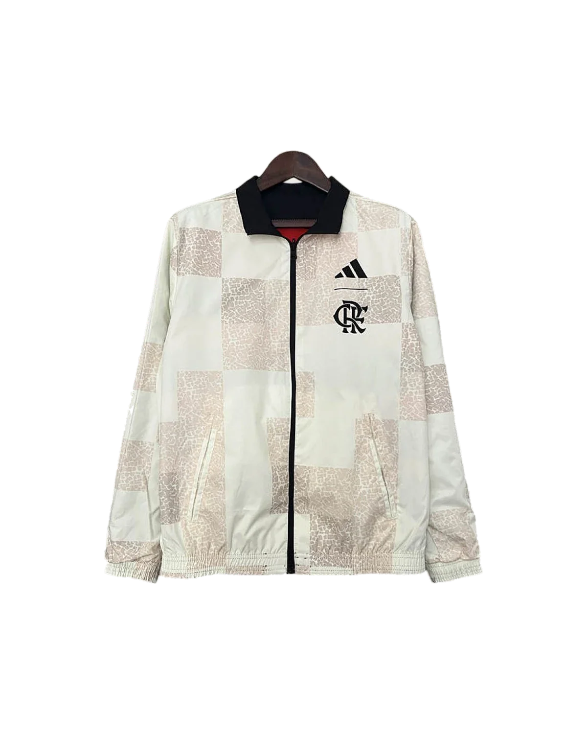 Flamengo 2024/25 Flamengo Trench Coat Reversible – White football jersey