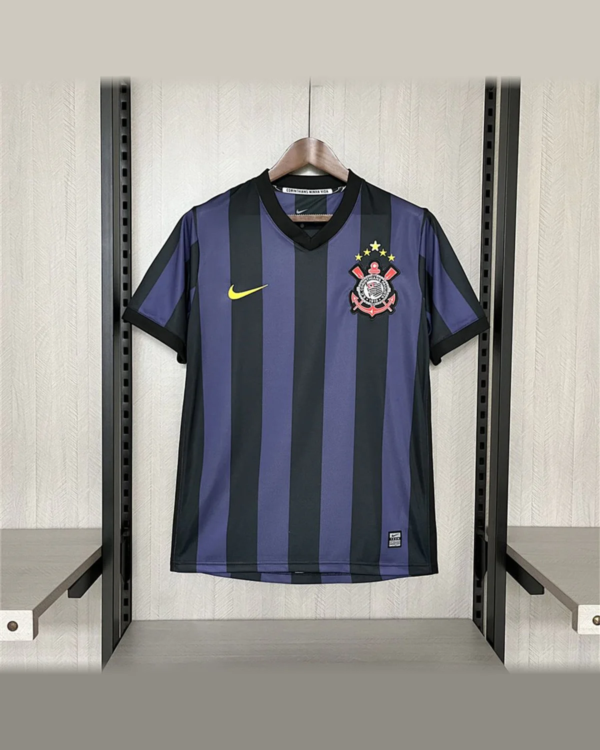 Corinthians Retro 2009 Corinthians Away Jersey football jersey