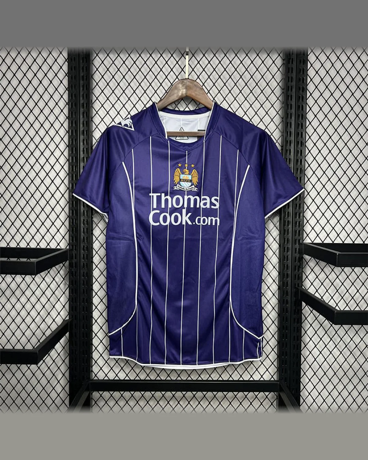 Manchester City Retro 2007/08 Manchester City Away Jersey football jersey