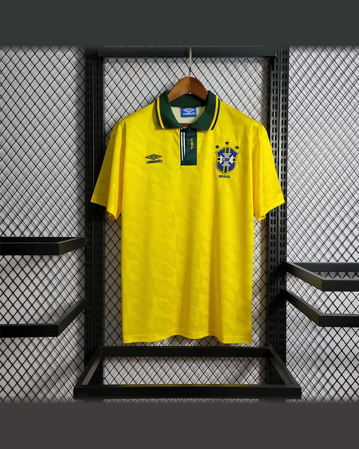 Brazil Retro 91/93 Brazil Home football jersey