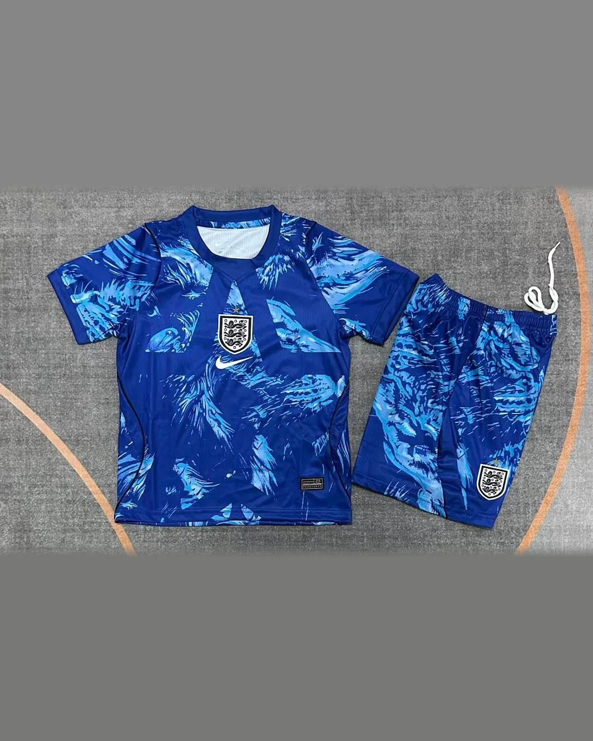 England 2026/27 World Cup England Blue Goalkeeper Kids football jersey