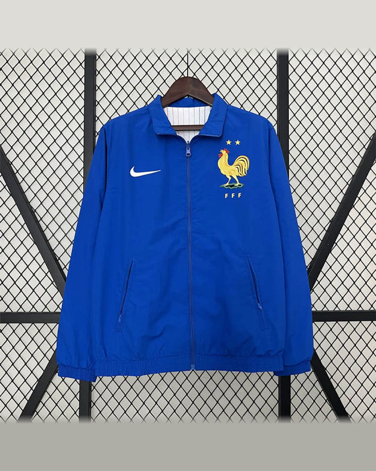France 2024 France Trench Coat Reversible football jersey
