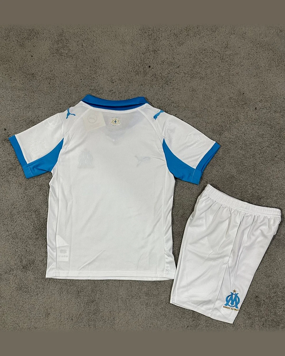 Olympique Marseille 2025/26 Olympique De Marseille Home Kit Kids football jersey