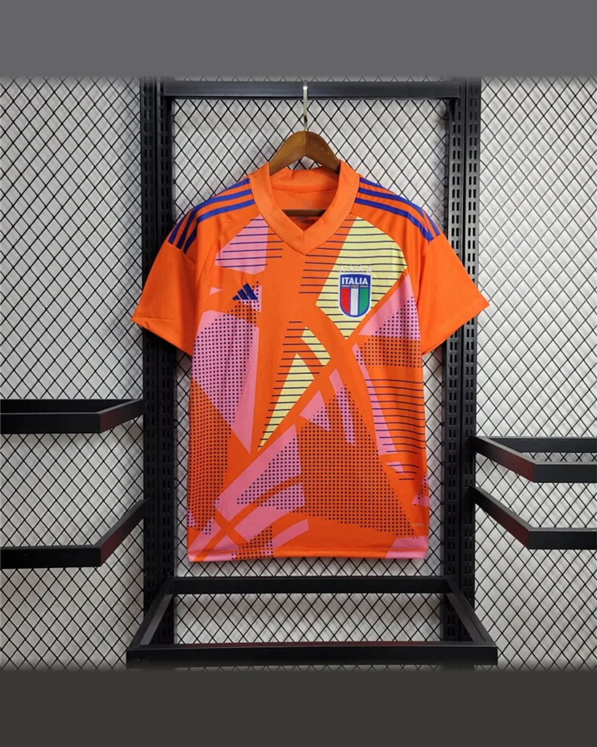 Italy Italy 2024/25 Euro Goalkeeper Uniform Jersey football jersey