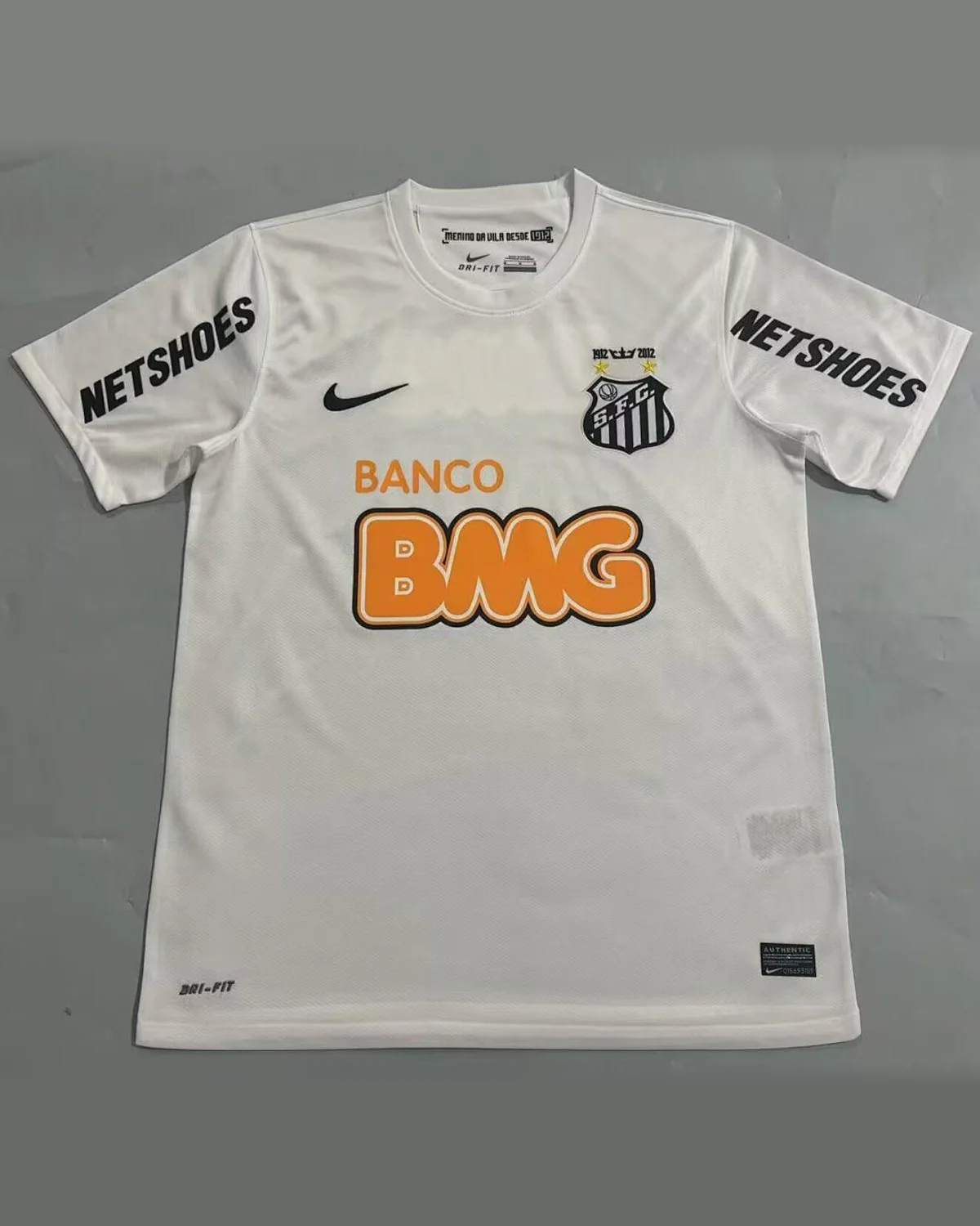 Santos Santos Vintage White football jersey