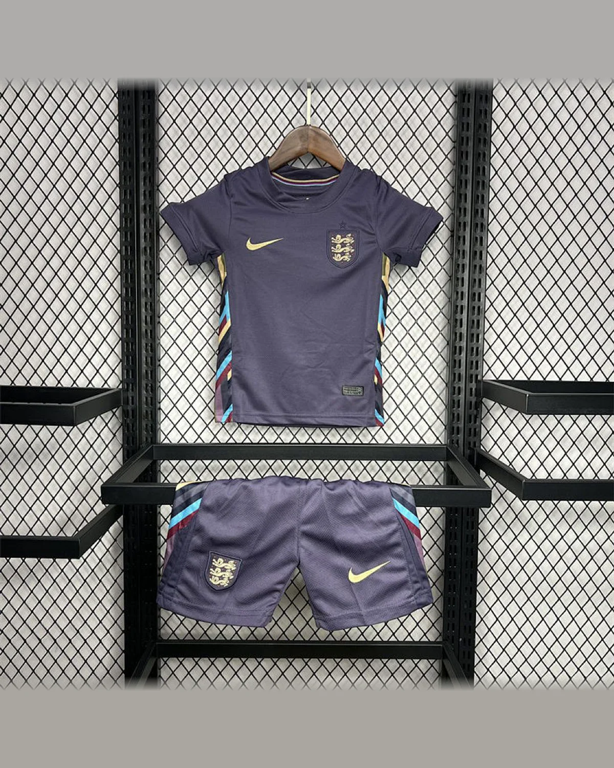England England 2024/25 Euro Away Kids Kit football jersey
