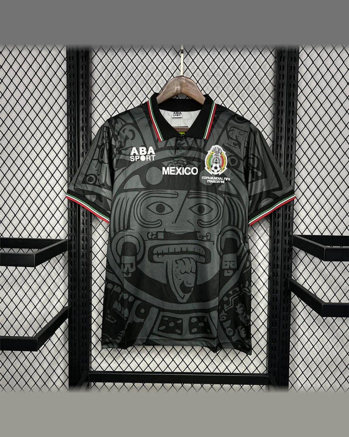 Mexico Mexico 1998 Fourth Retro Jersey football jersey