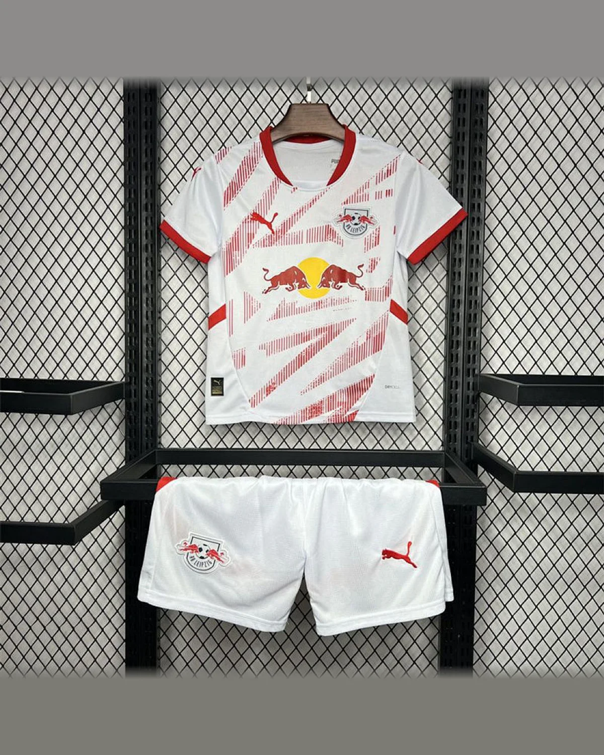 RB Leipzig RB Leipzig 2024/25 Home Kids Kit football jersey