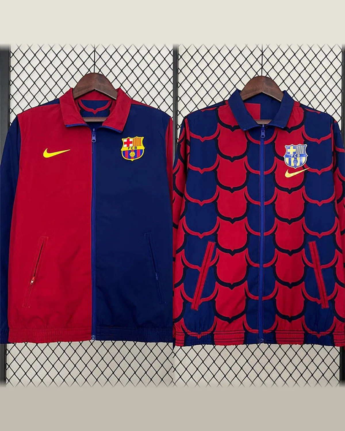 FC Barcelona 2024/25 Barcelona Trench Coat Reversible football jersey