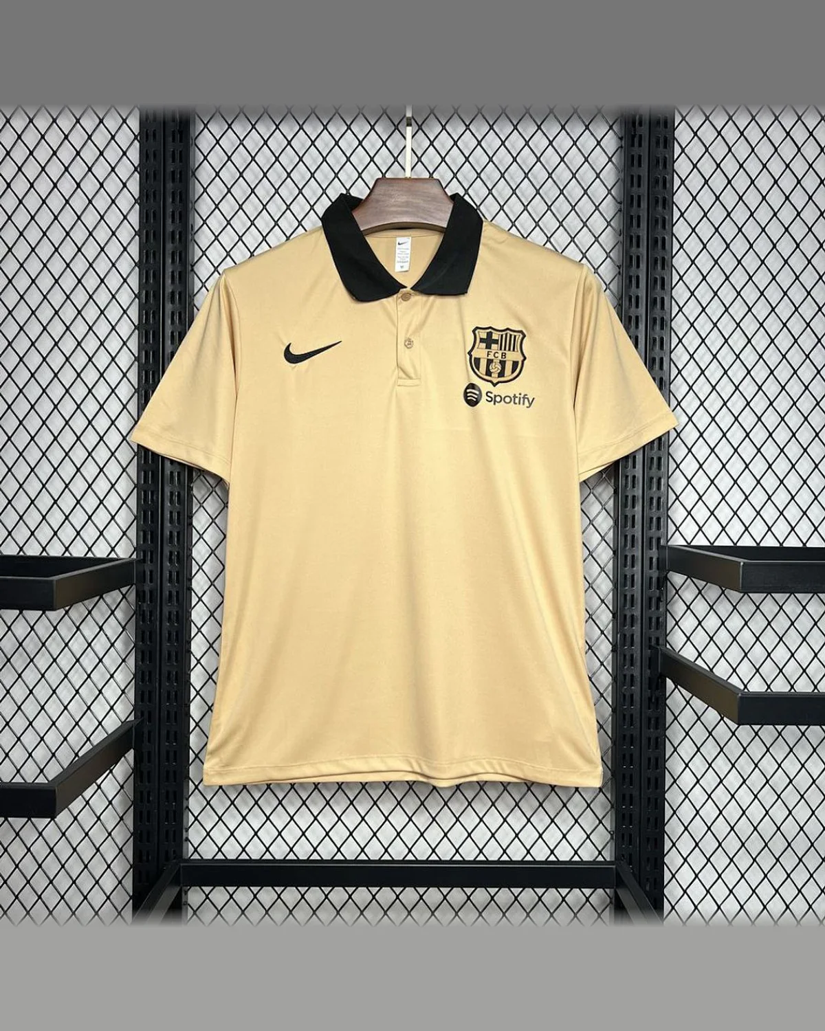 FC Barcelona Barcelona 2024/25 Polo Khaki Jersey football jersey