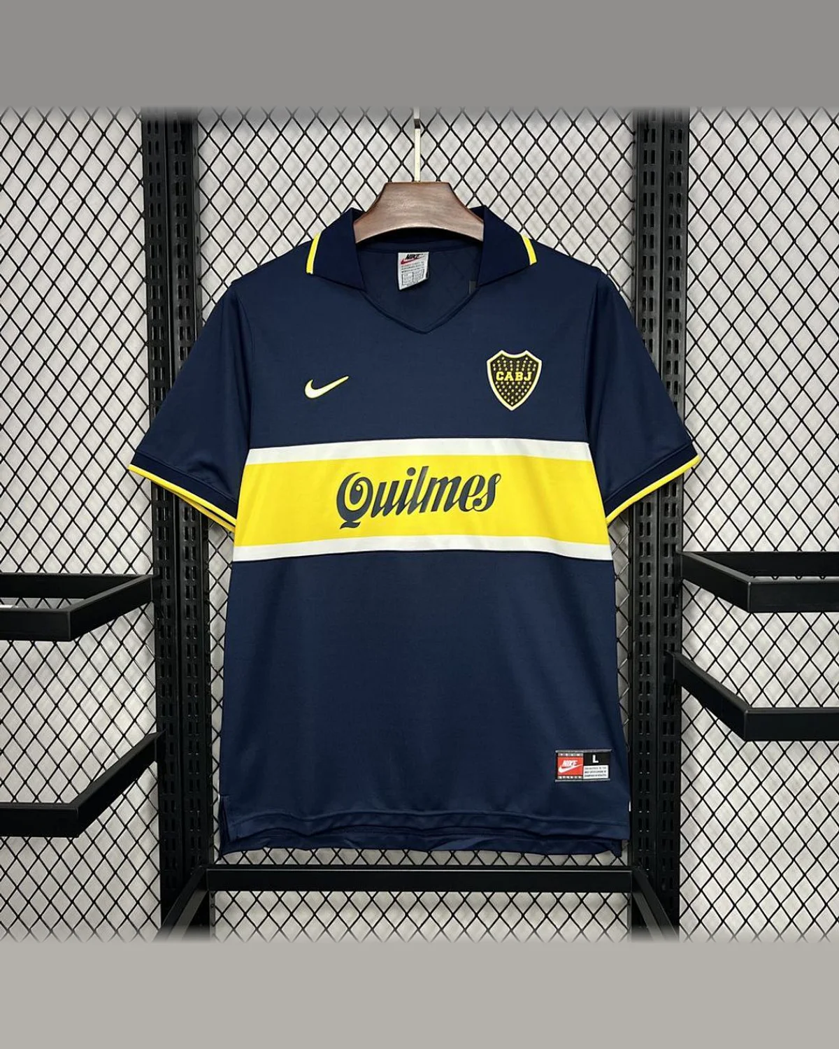 Boca Juniors Boca Juniors 1996/97 Home Retro Jersey Kids football jersey
