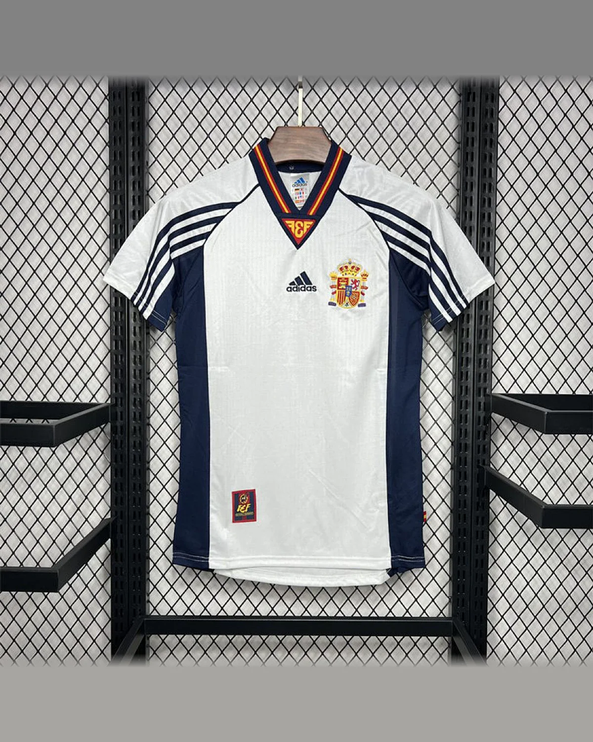 Spain Retro 1998 Spain Away Jersey football jersey