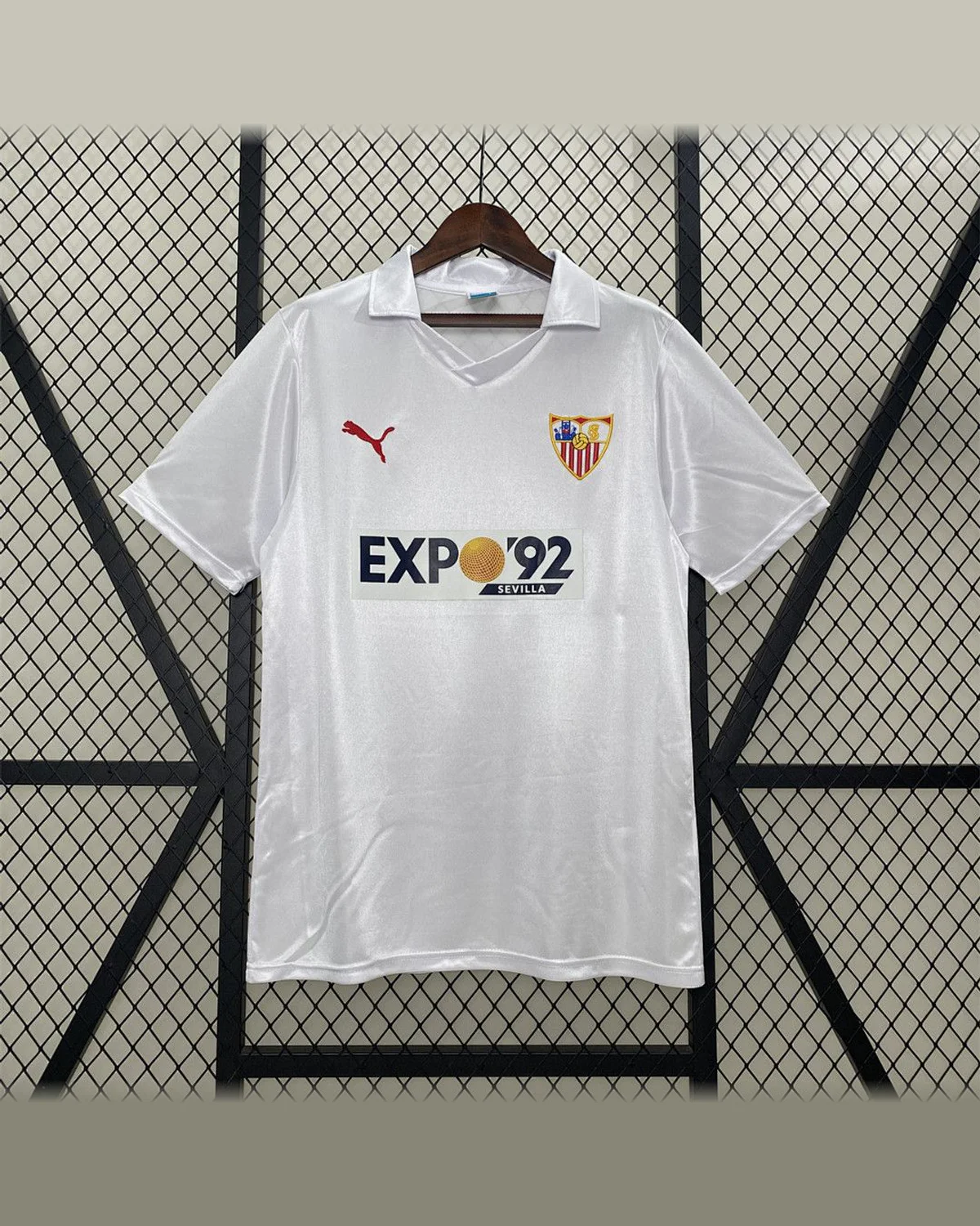 Sevilla Retro 87/90 Sevilla FC Home Jersey football jersey
