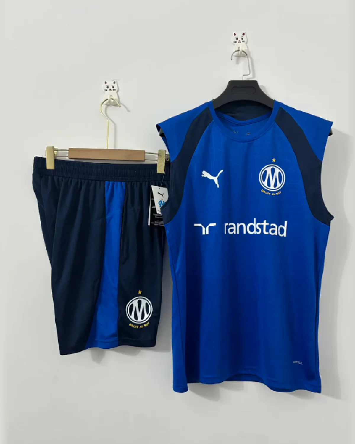 Olympique Marseille 2026/27 Marseille Cyan Vest Training Uniform football jersey