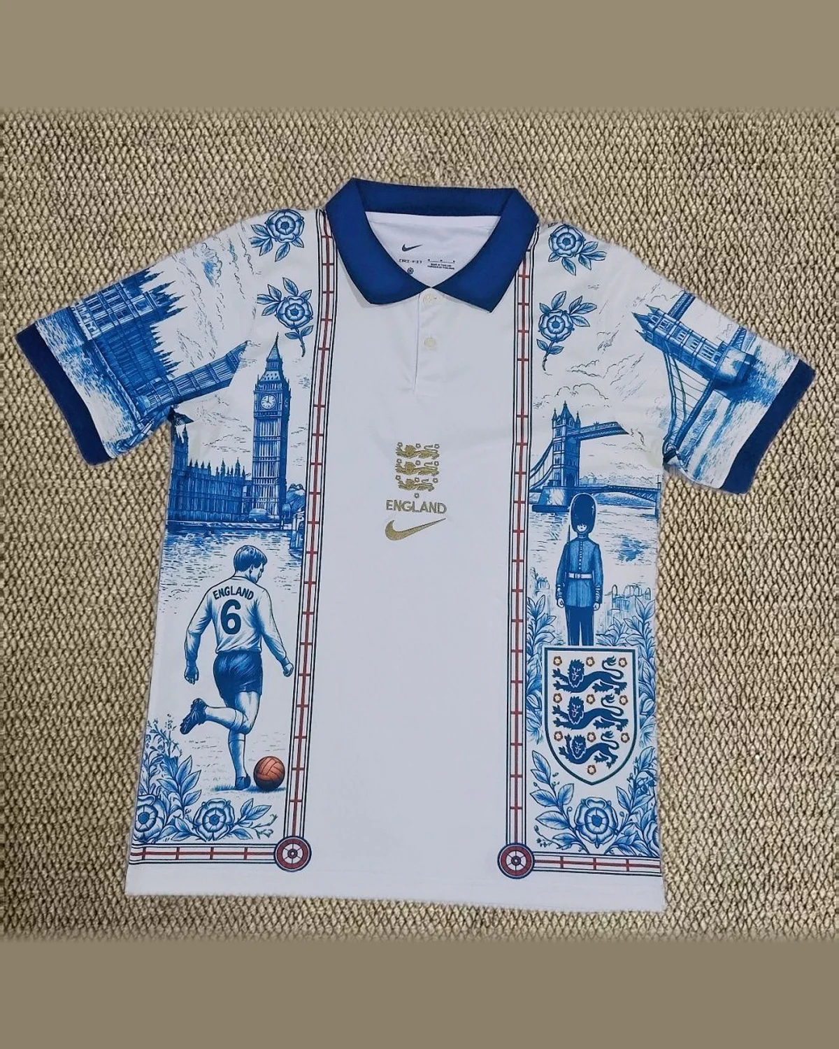 England 2026/27 England Polo Collar Special Edition football jersey