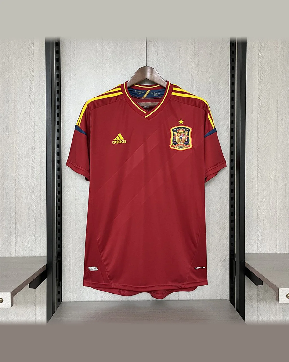 Spain Retro 2012 Spain Home football jersey