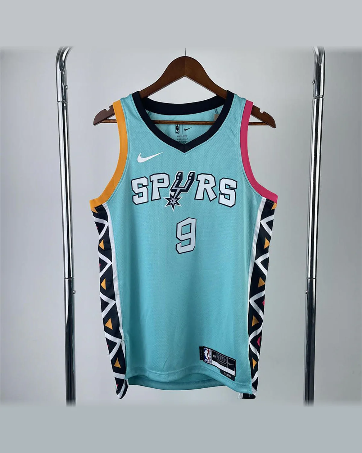 Tottenham Hotspur Tottenham Hotspur San Antonio Spurs V-Neck Cyan Jersey PARKER#9 football jersey
