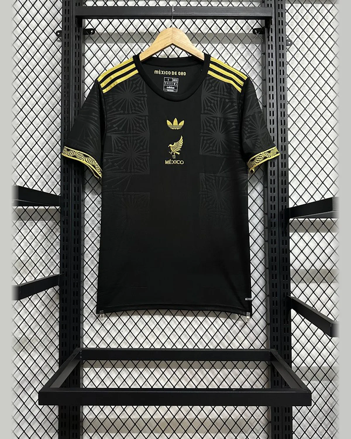 Mexico 2025/26 Mexico Gold Cup Black football jersey