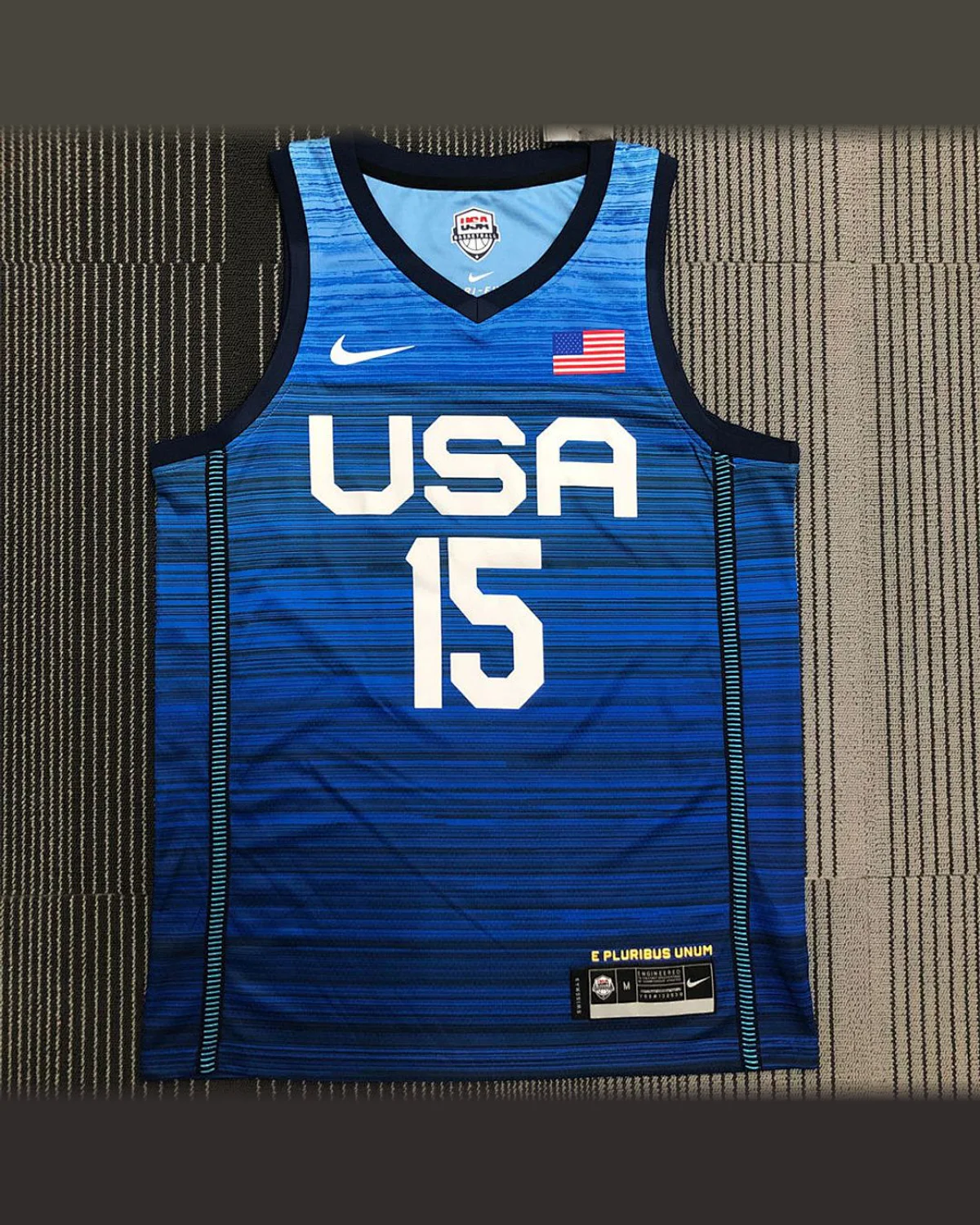 USA USA National Blue Jersey BOOKER#15 football jersey