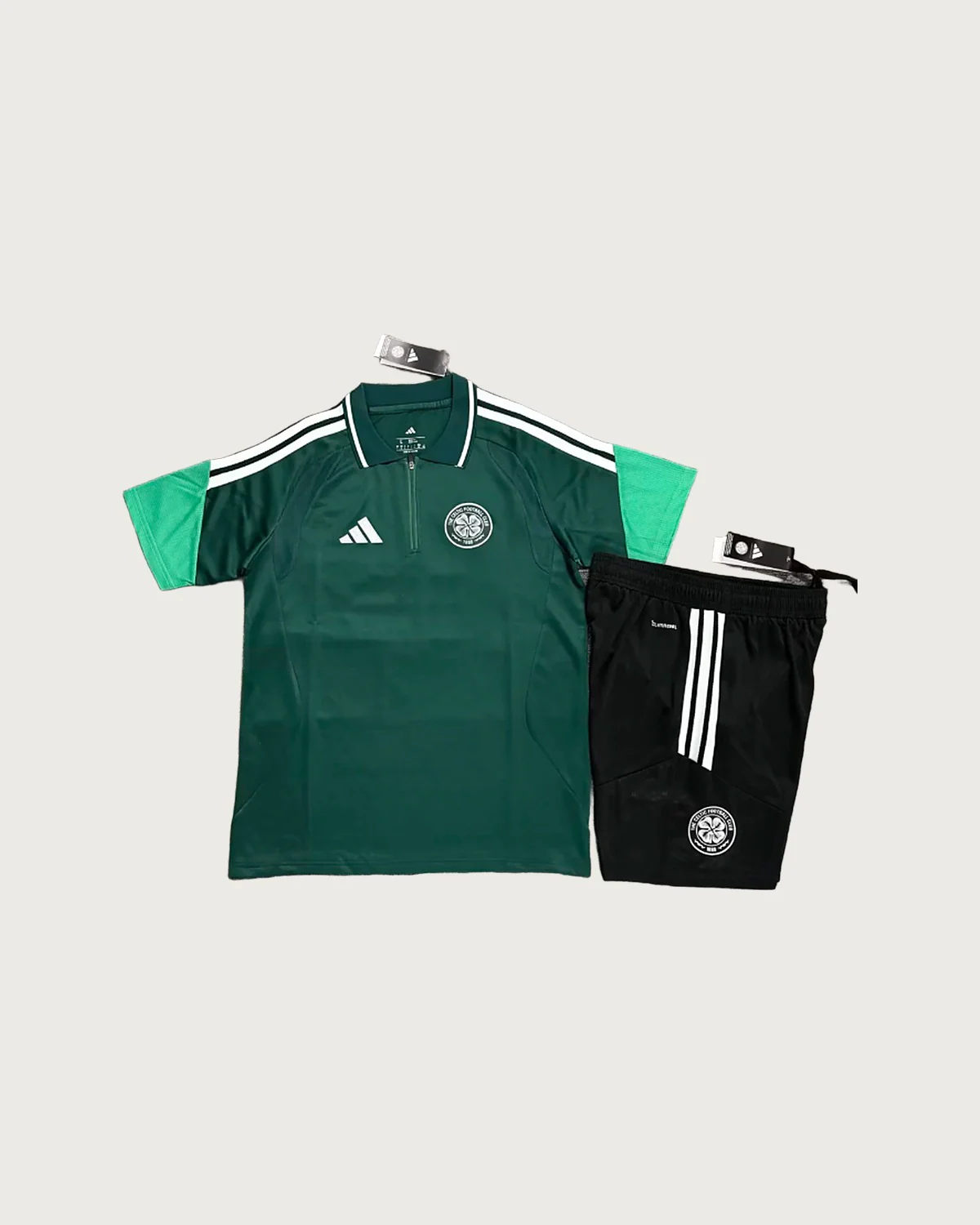Celtic Celtic Dark Green Polo Set with Shorts football jersey