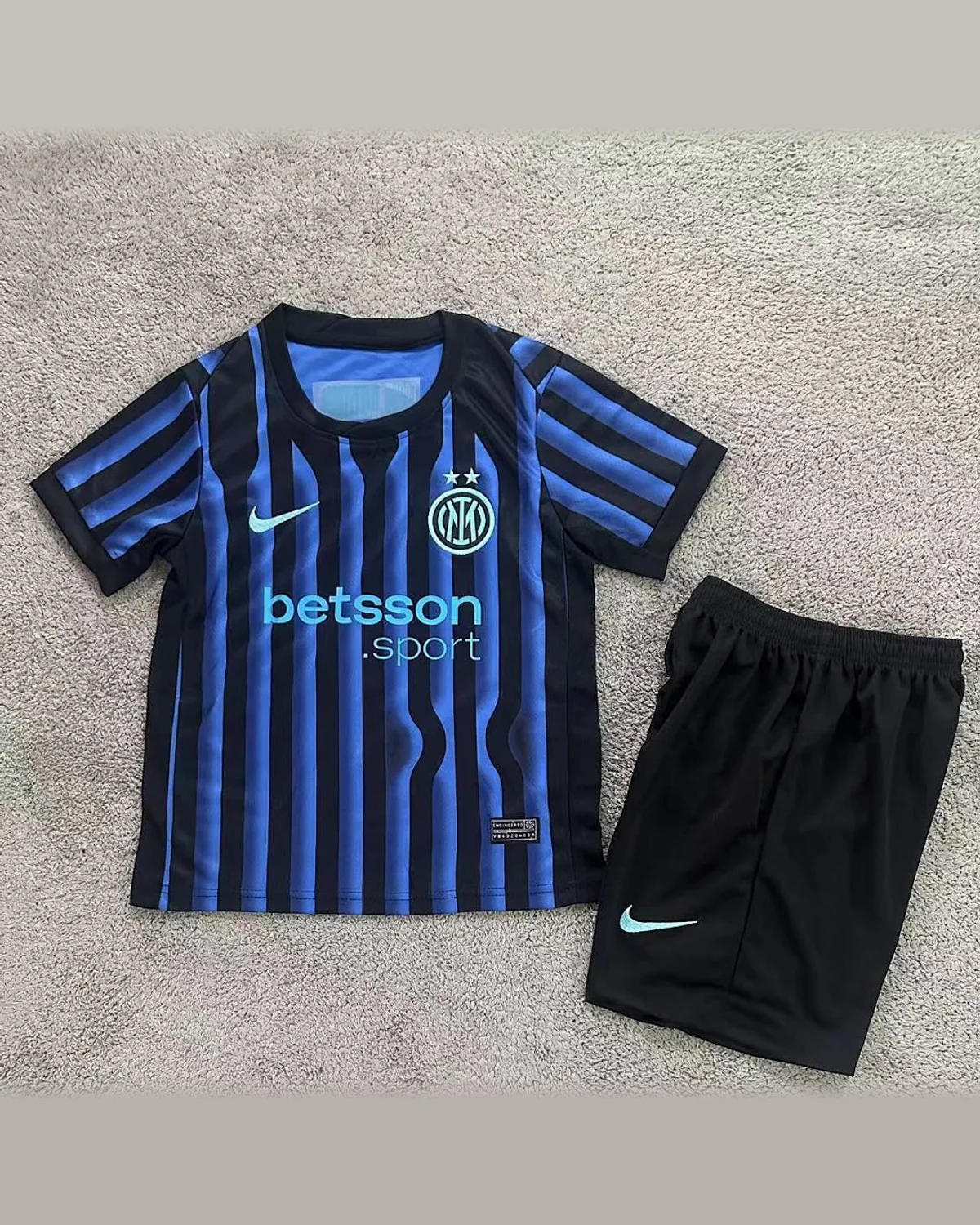 Inter Milan 2025/26 Inter Milan Home Kit Kids football jersey