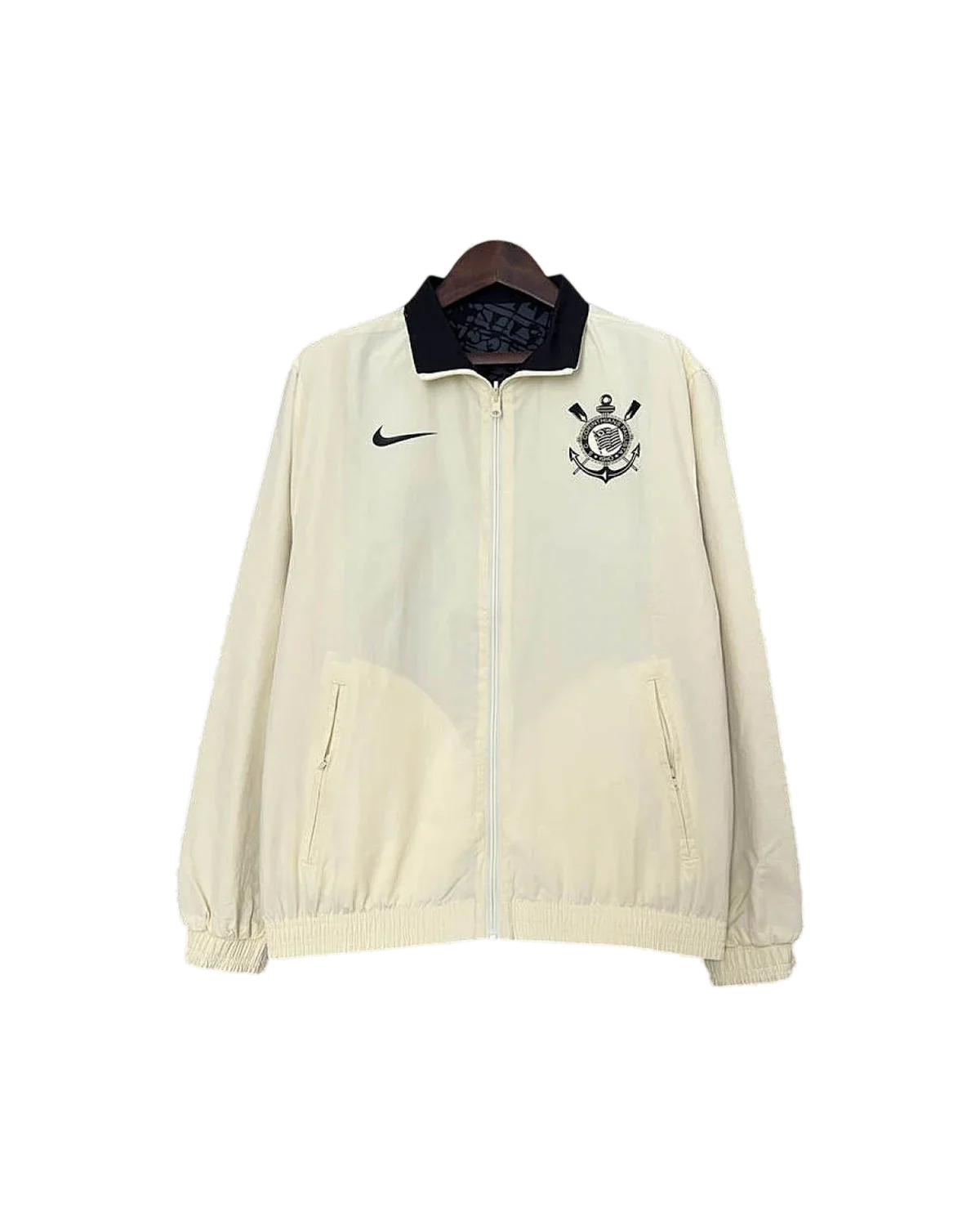 Corinthians 2024/25 Corinthians Trench Coat Reversible – White football jersey