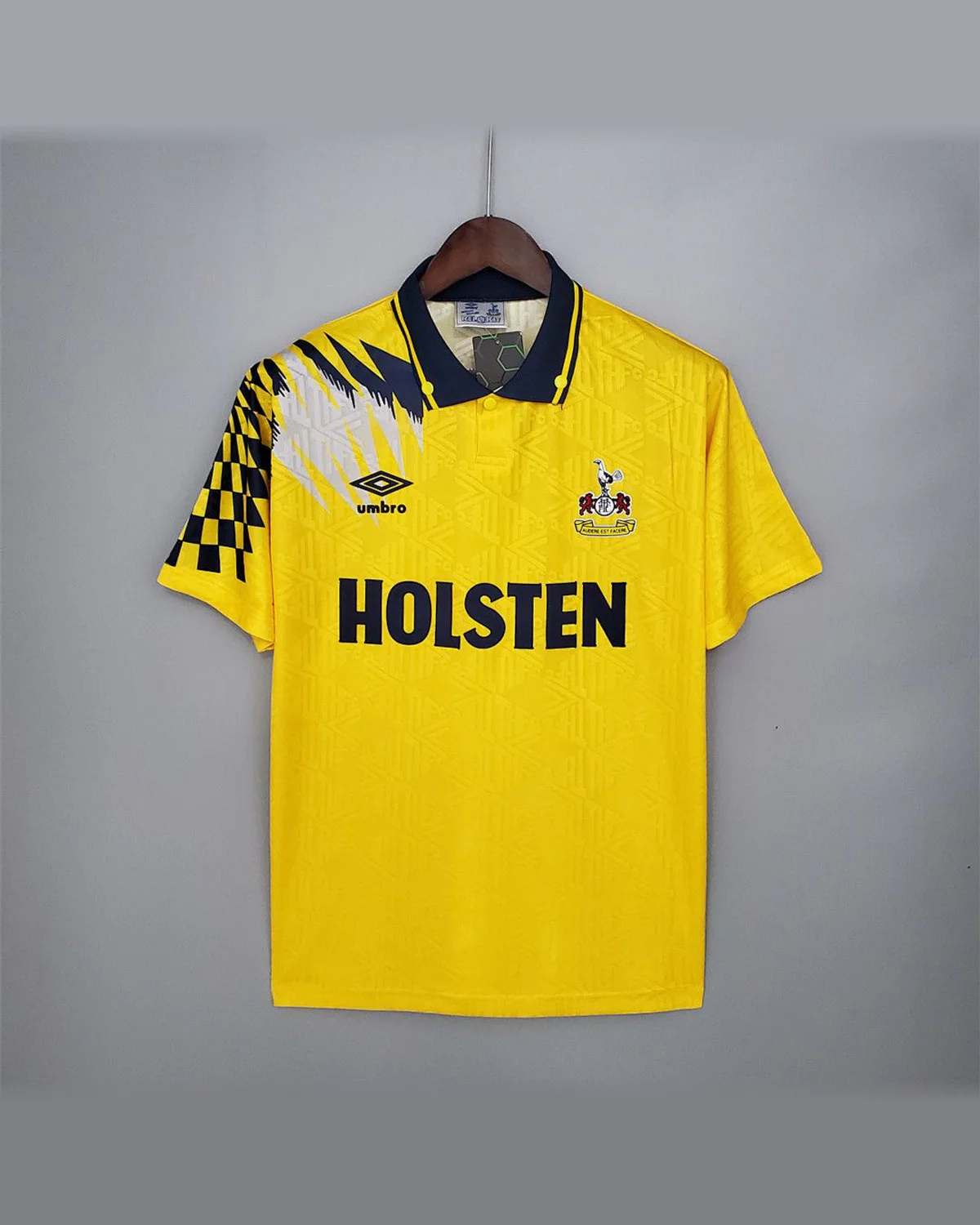 Tottenham Hotspur Retro Tottenham 92/94 Away Yellow football jersey