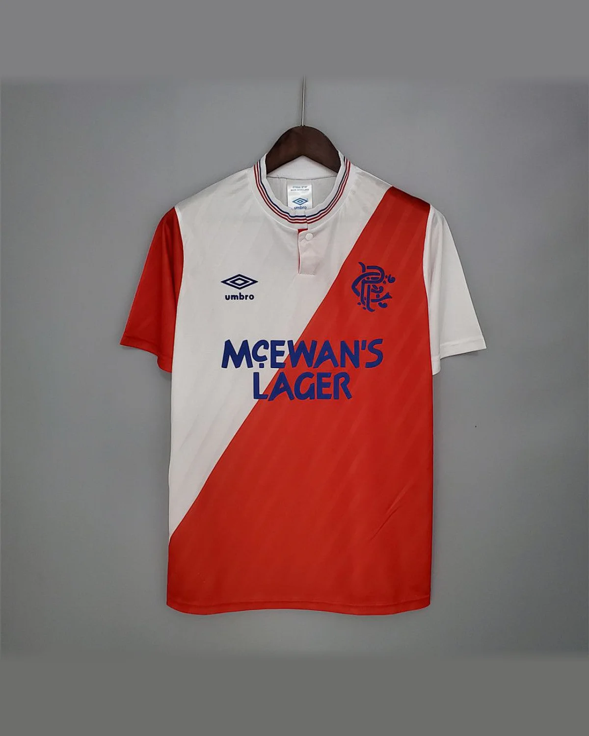 Rangers Retro 87/88 Rangers Away football jersey