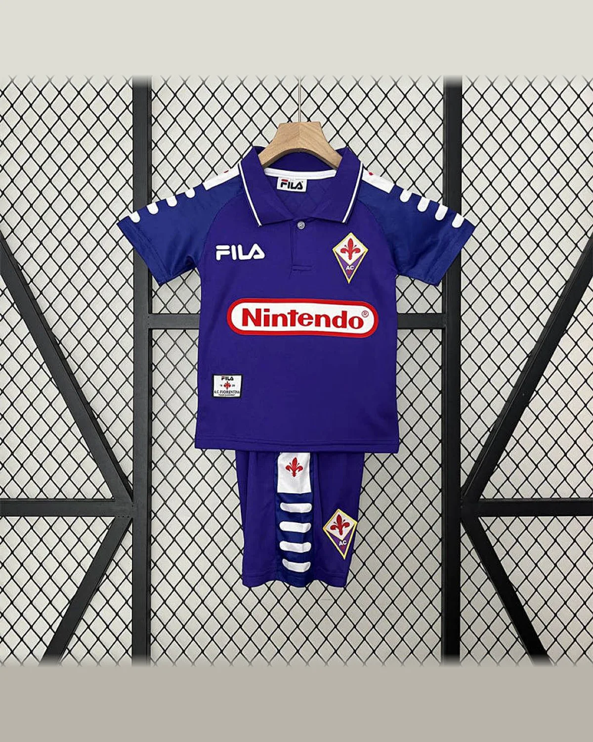 Fiorentina Kids Fiorentina 1998 Home football jersey