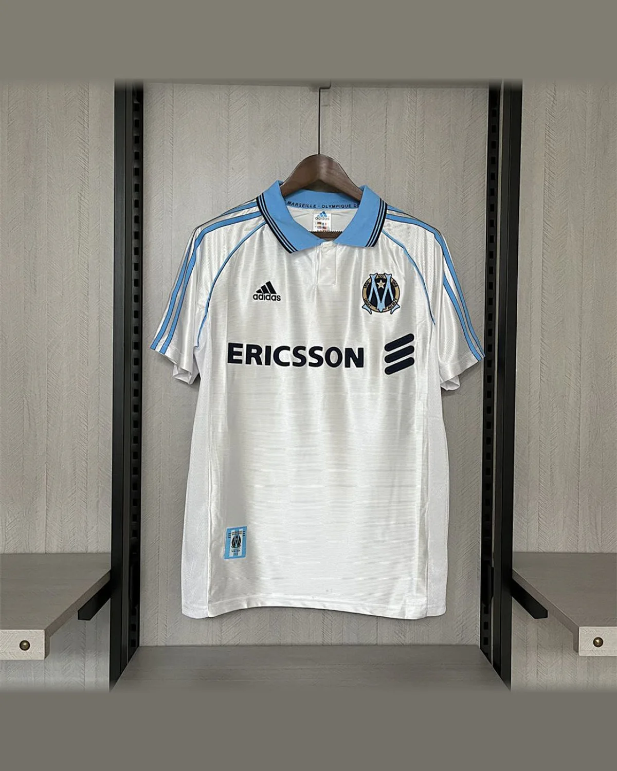 Olympique Marseille Retro 98/99 Marseille Home football jersey