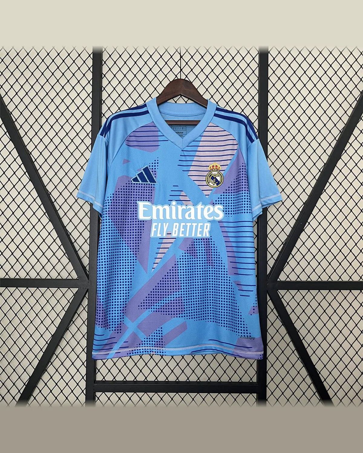 Real Madrid 2024/25 Real Madrid Goalkeeper Blue football jersey