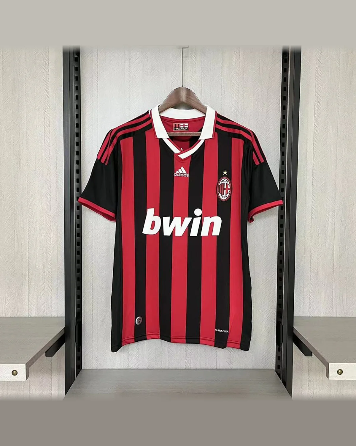 AC Milan Retro 09/10 AC Milan Home football jersey