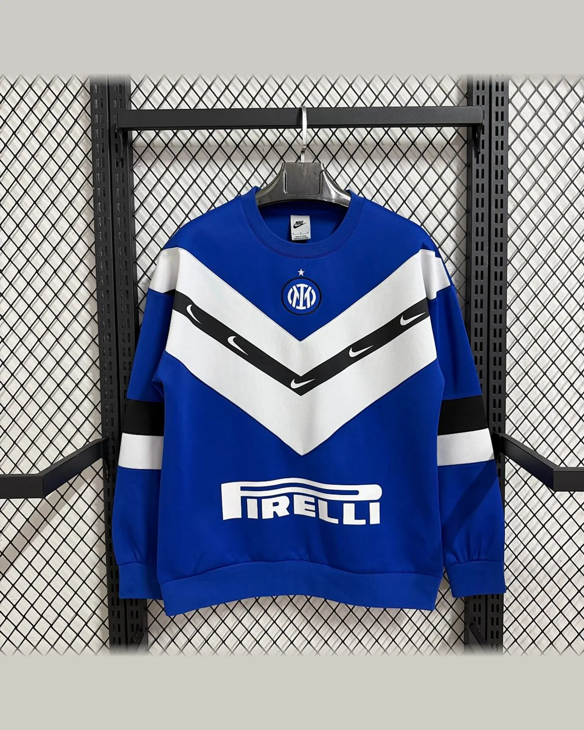 Inter Milan Inter Milan Blue Thickened Long-Sleeved Hoodie football jersey